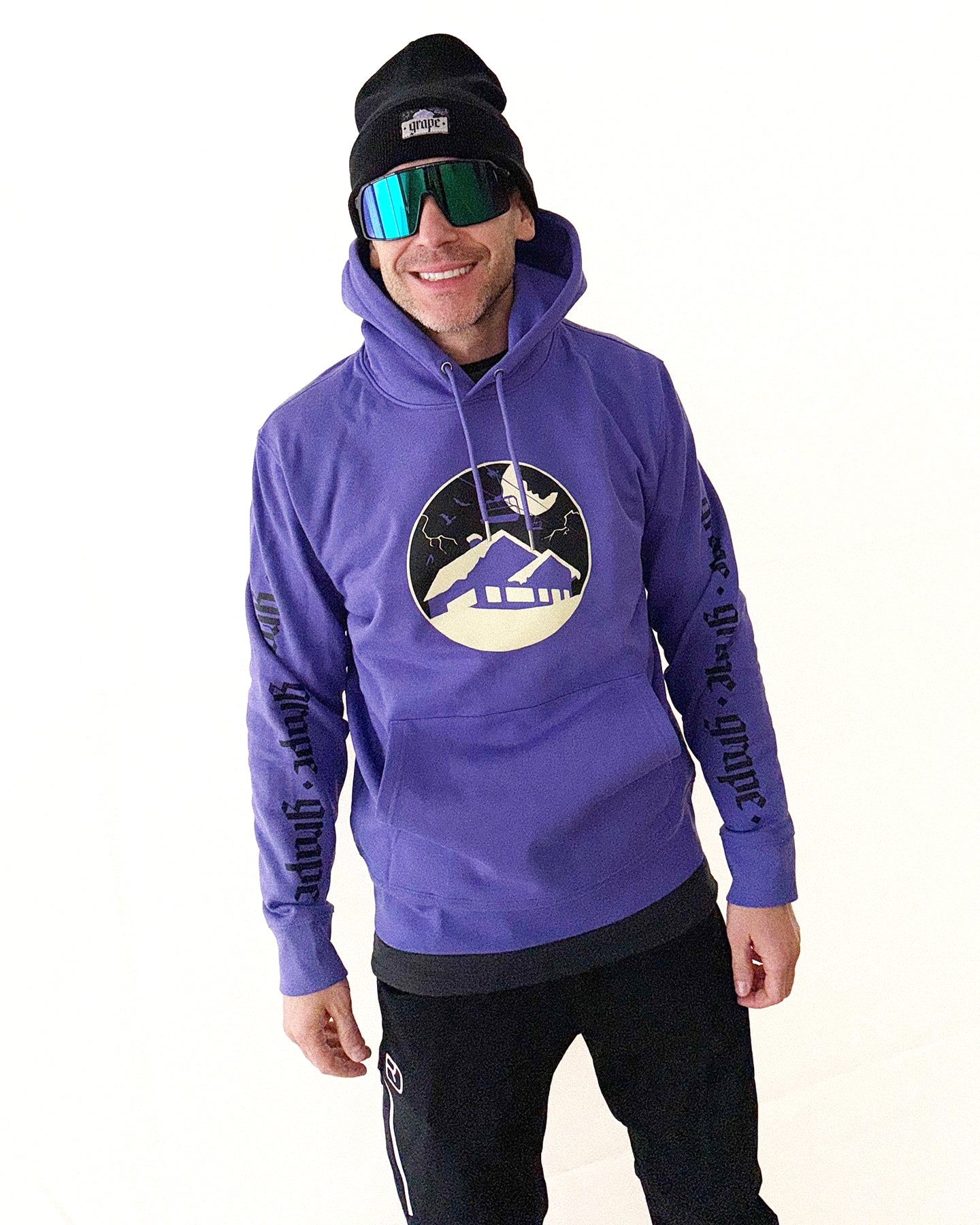 GRAPE 25 WINTER - hoodie purple
