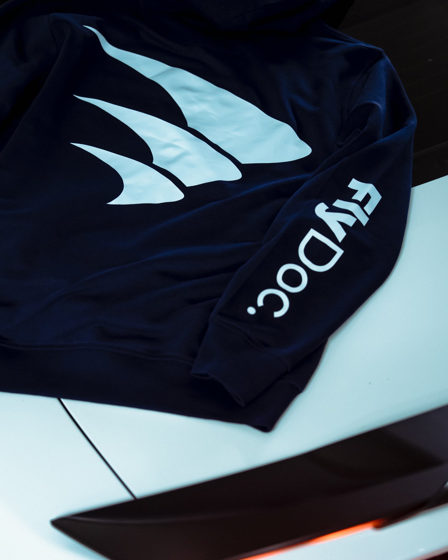 FlyDoc mikina modrá
