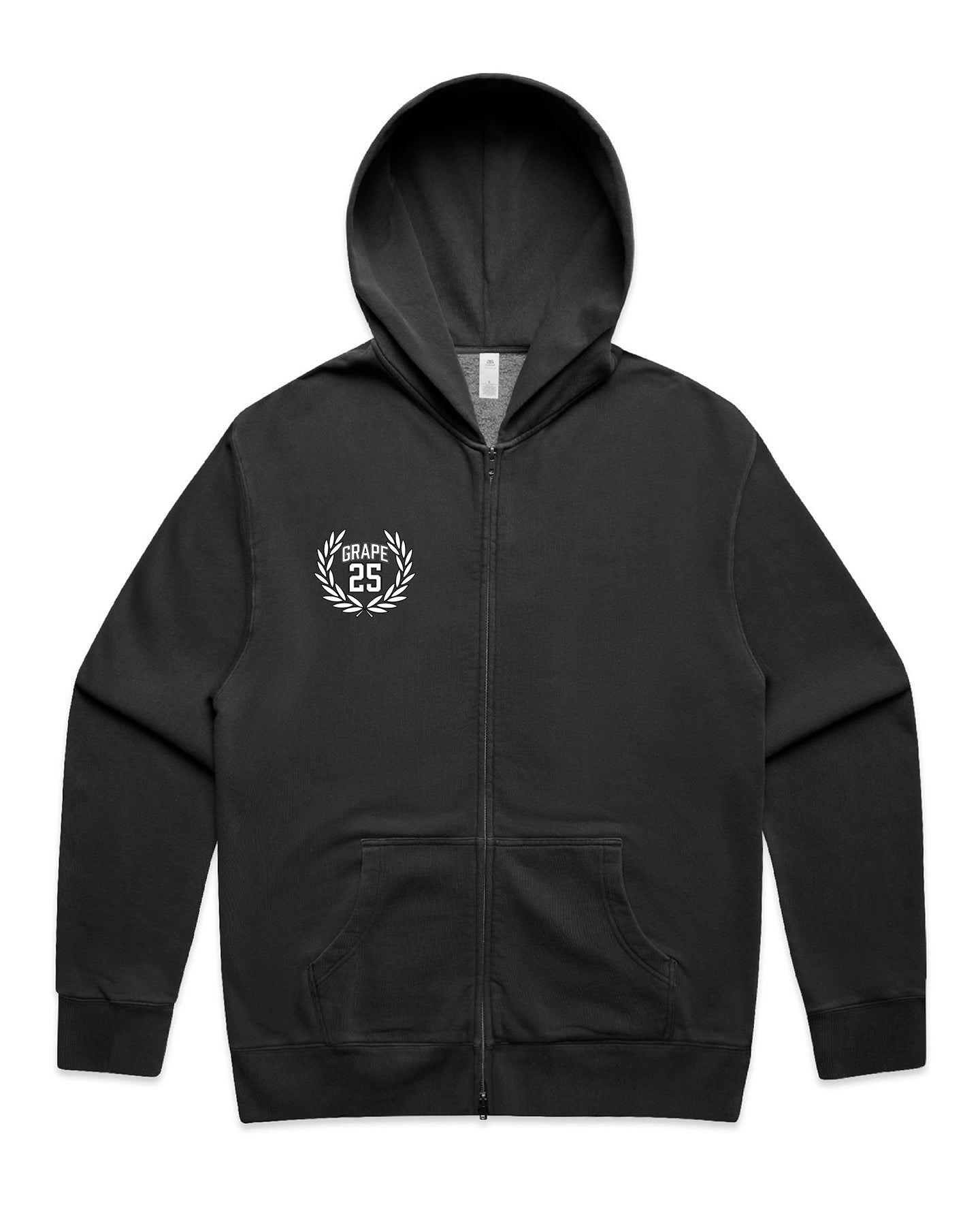GRAPE 25 ZIPPER Faded Black