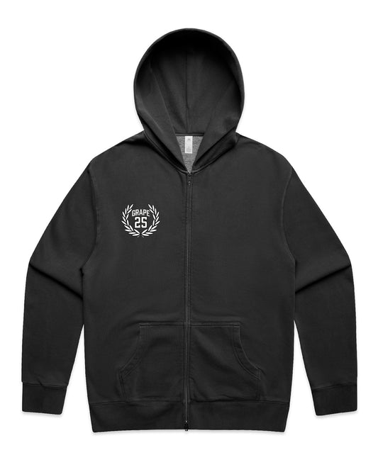 GRAPE 25 ZIPPER Faded Black