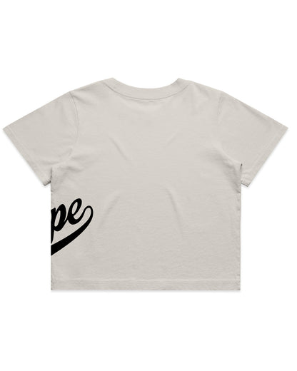 GRAPE 25 CROP TOP 1 Faded Bone